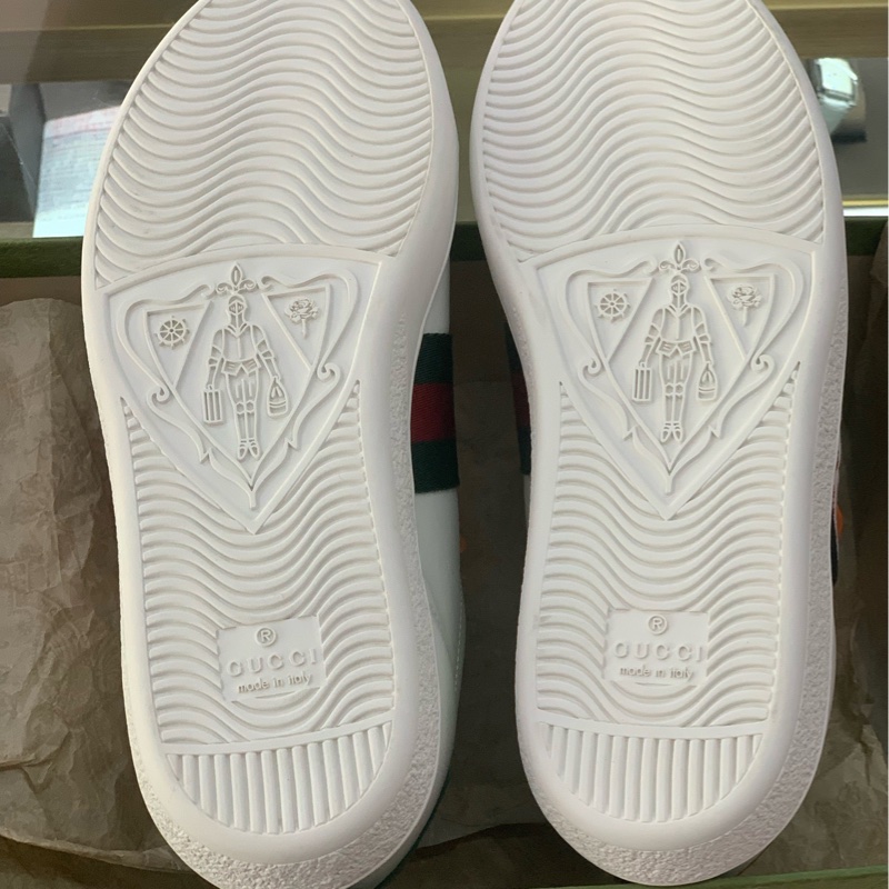 全新古馳/Gucci  小白鞋36.5碼-5