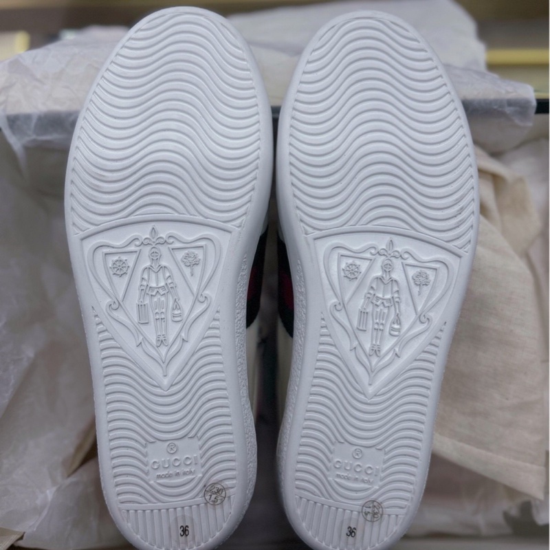 古馳/Gucci  小白鞋 全新36碼-2