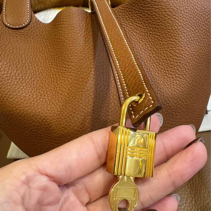 愛馬仕 Hermes Picotin 22金棕Y刻-17