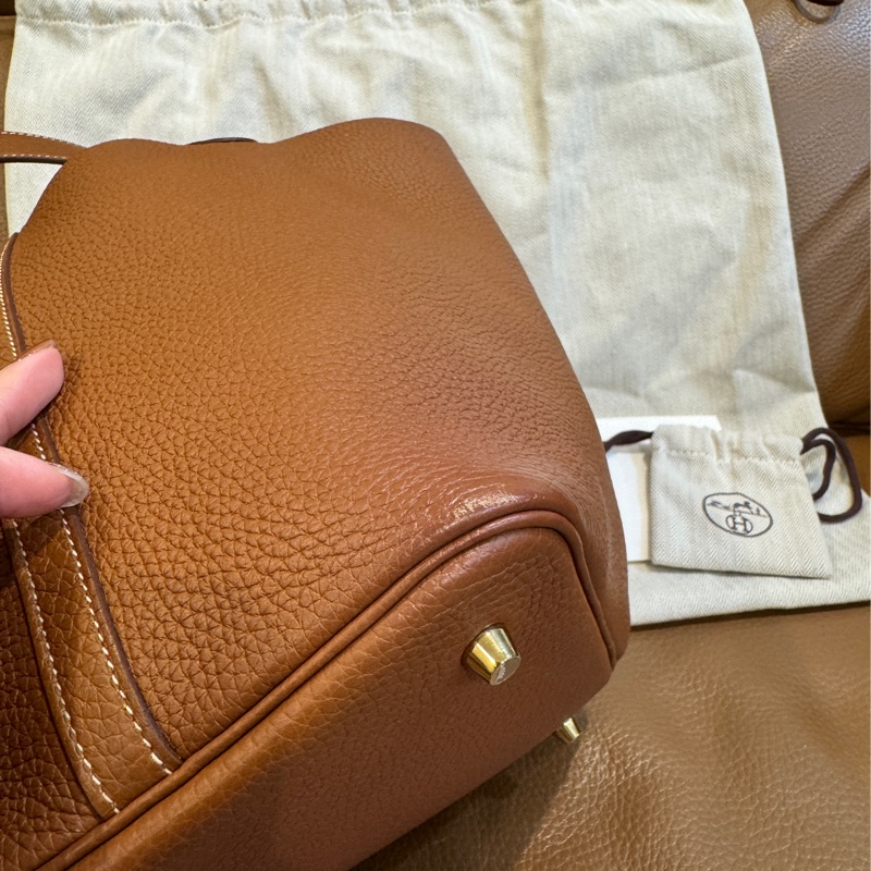 愛馬仕 Hermes Picotin 22金棕Y刻-19