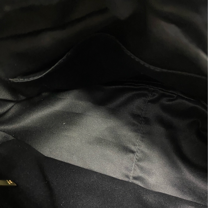 CE9115 98新 Chanel香奈兒黑金PTT購物袋 鐳射16開 荔枝皮 尺寸26*18*13-8