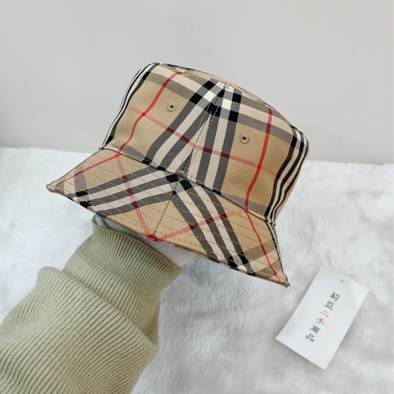莉亞精品♡Burberry格紋漁夫帽 M #57 二手-6