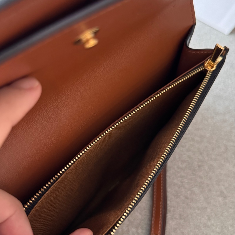 Celine老花雙層斜背包 9成新-3