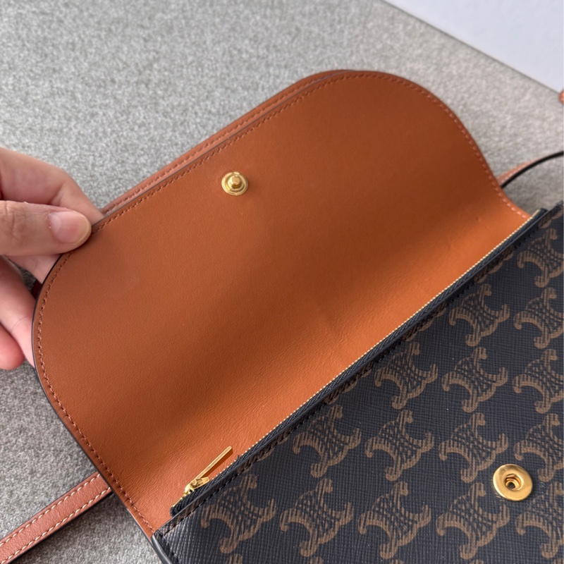 Celine老花雙層斜背包 9成新-20