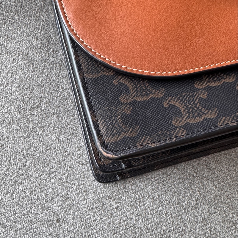 Celine老花雙層斜背包 9成新-30