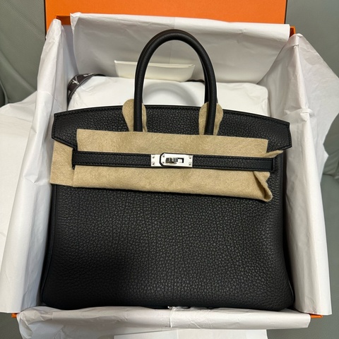 Hermès Birkin 25 8P鉛筆灰銀扣 簡直係黑銀平替款！超級百搭嘅新色調