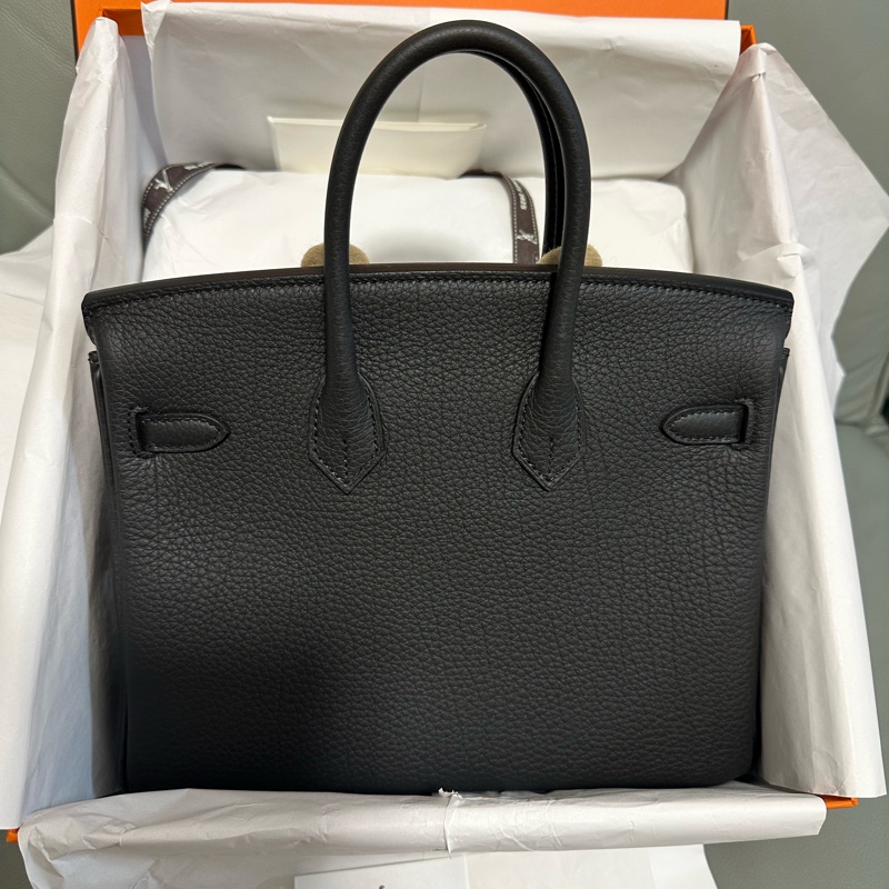 Hermès Birkin 25 8P鉛筆灰銀扣 簡直係黑銀平替款！超級百搭嘅新色調-1