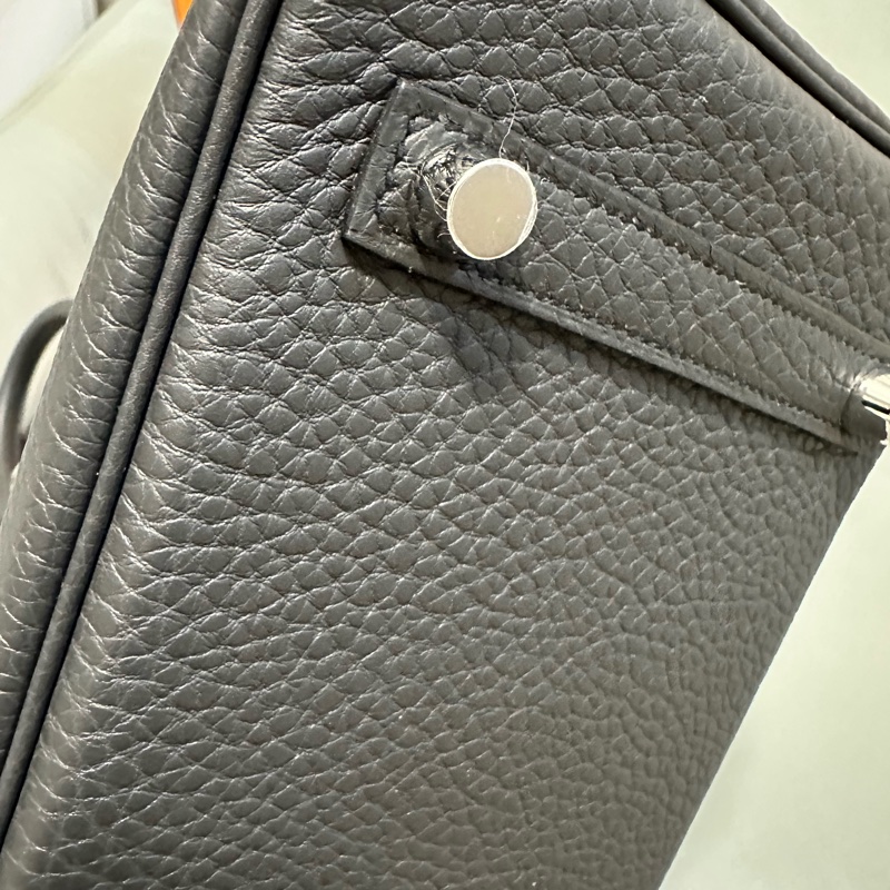 Hermès Birkin 25 8P鉛筆灰銀扣 簡直係黑銀平替款！超級百搭嘅新色調-5