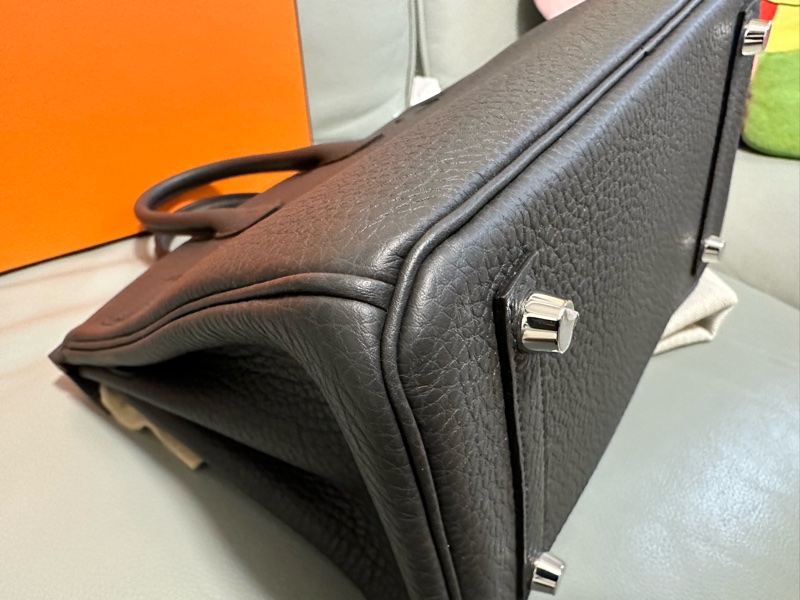 Hermès Birkin 25 8P鉛筆灰銀扣 簡直係黑銀平替款！超級百搭嘅新色調-7