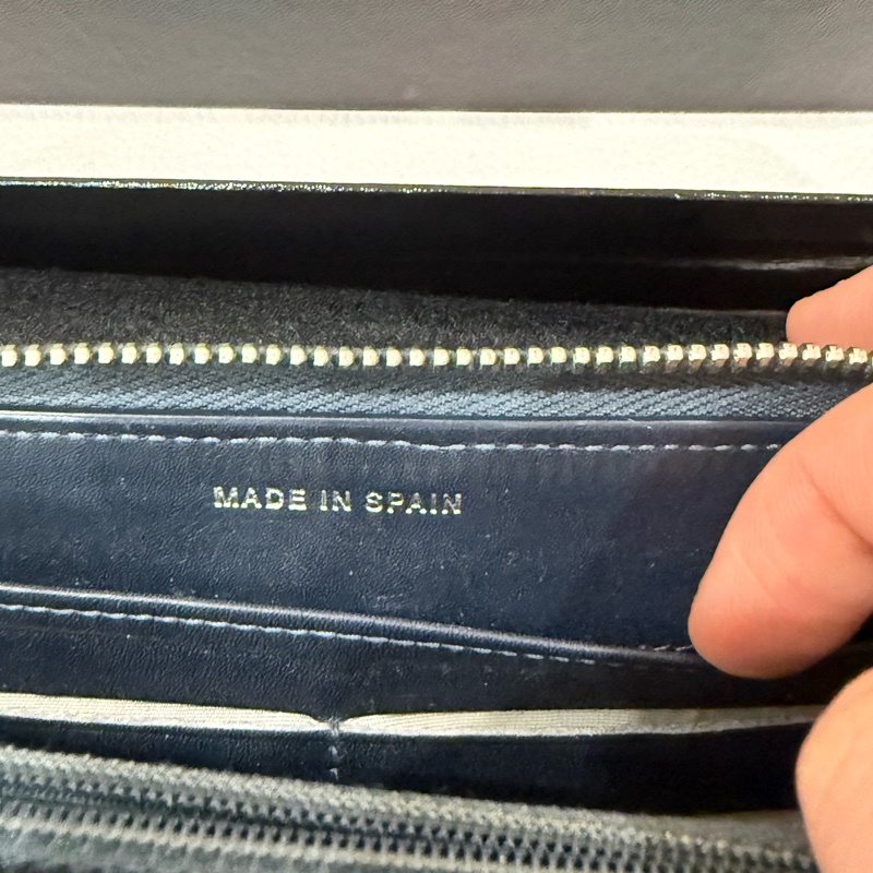 Chanel 2.55 仿舊深藍色長夾-7