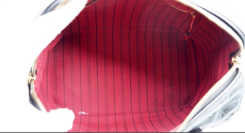 LV Speedy25黑色波士頓枕頭包-3