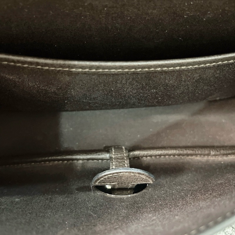 Hermes 巧克力色 colorado中古馬鞍包28×17×8 98新配件塵袋-2