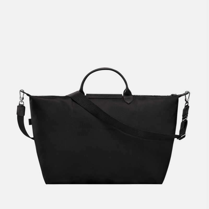 Longchamp LE PLIAGE ENERGY 旅行袋 L 黑色 - 再生帆布-6
