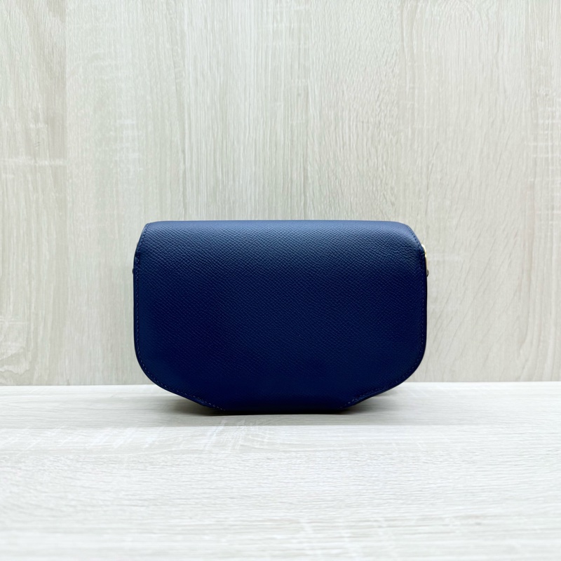 HERMES 73藍寶石epsom皮cherche mini斜背包-1