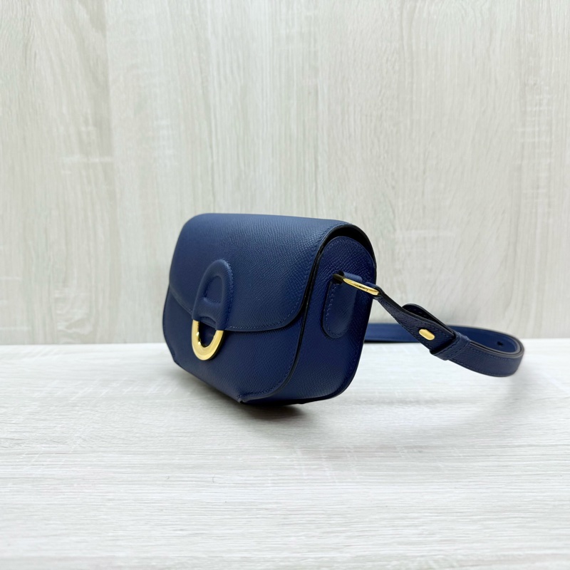 HERMES 73藍寶石epsom皮cherche mini斜背包-2