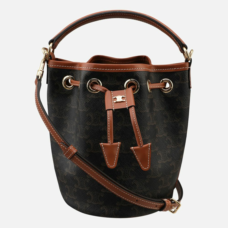CELINE Triope Tin Clara Bucket Bag 121672CAS 04LU-0