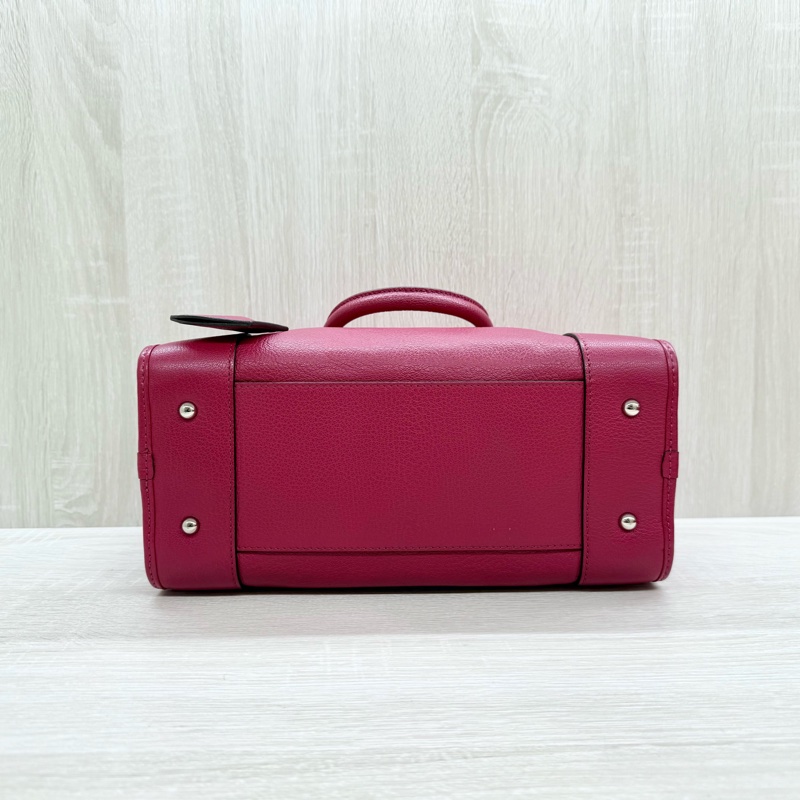 Loewe紅色牛皮Amazona手提小號-5