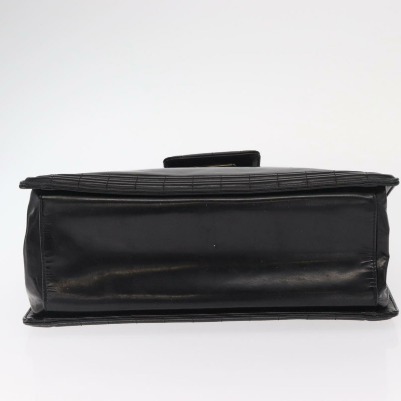 【日本直送】香奈兒 Boy Chanel 鏈條肩背包 皮革 黑色 銀色 CC Auth bs31910-4