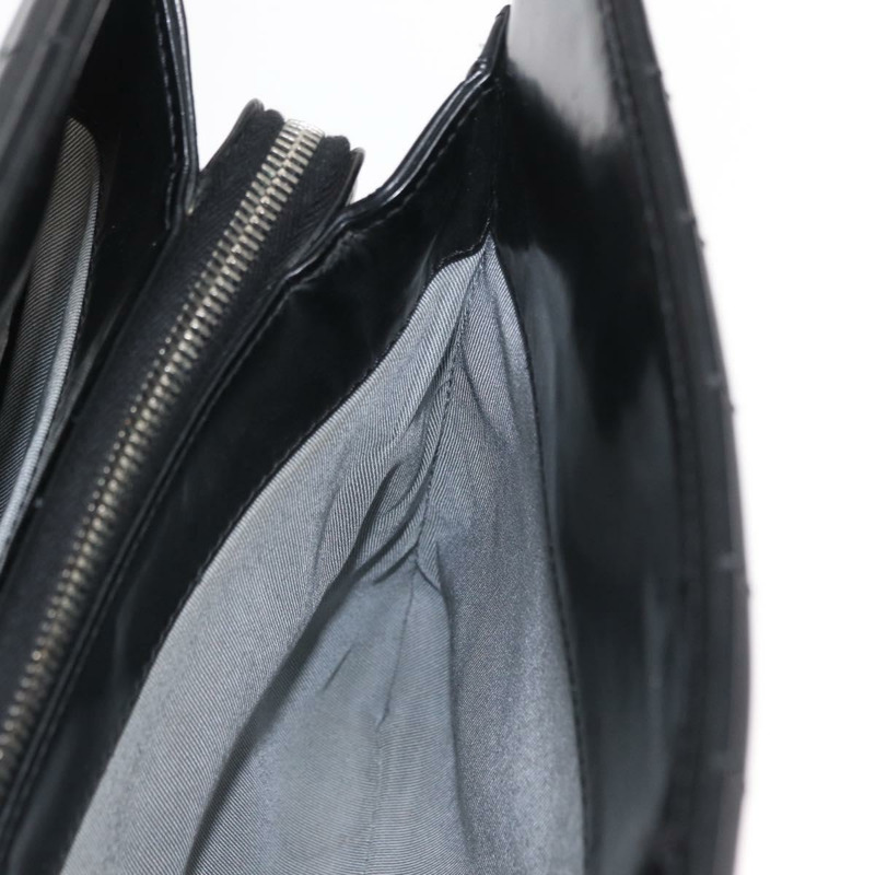 【日本直送】香奈兒 Boy Chanel 鏈條肩背包 皮革 黑色 銀色 CC Auth bs31910-23