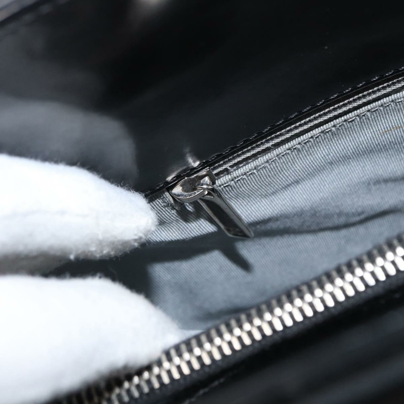 【日本直送】香奈兒 Boy Chanel 鏈條肩背包 皮革 黑色 銀色 CC Auth bs31910-24