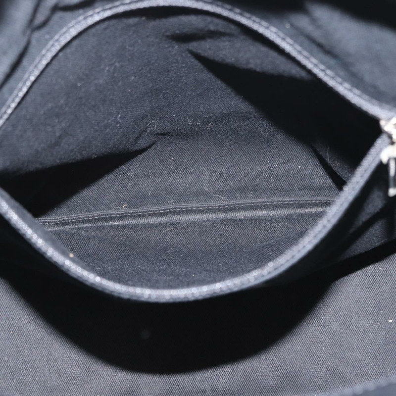 【日本直送】香奈兒 (CHANEL) 菱格紋鏈條肩背包，魚子醬紋皮革，黑色，銀色雙C標誌，正品編號 156514V-22