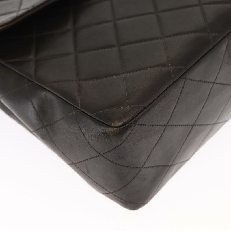 【日本直送】香奈兒 Matelasse 34 鏈條肩背包，羊皮材質，黑色，金色雙C標誌，正品編號 158867SAV-14