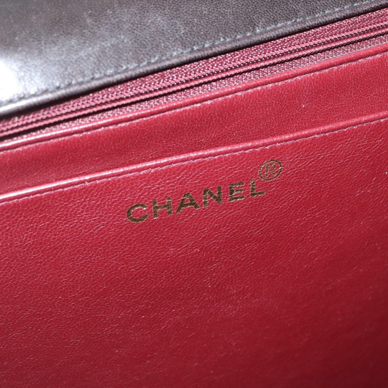 【日本直送】香奈兒 Matelasse 34 鏈條肩背包，羊皮材質，黑色，金色雙C標誌，正品編號 158867SAV-21