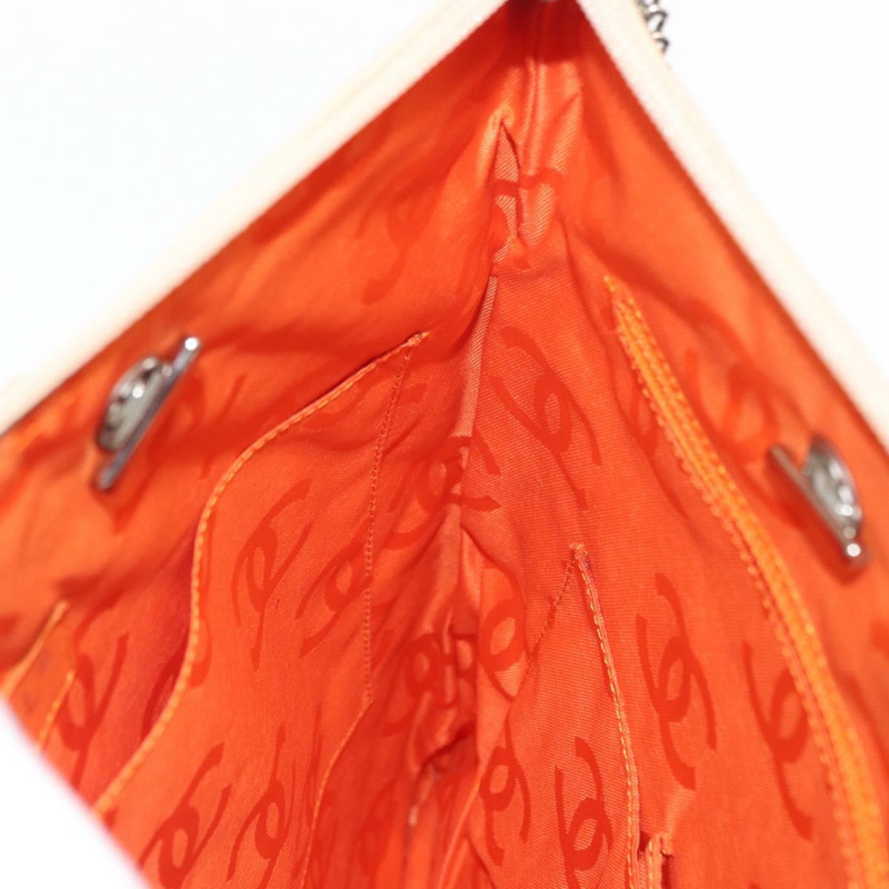 【日本直送】香奈兒 Cambon 系列絎縫托特包,小牛皮,米色,銀色 CC 標誌,正品編號 160890SAV-20