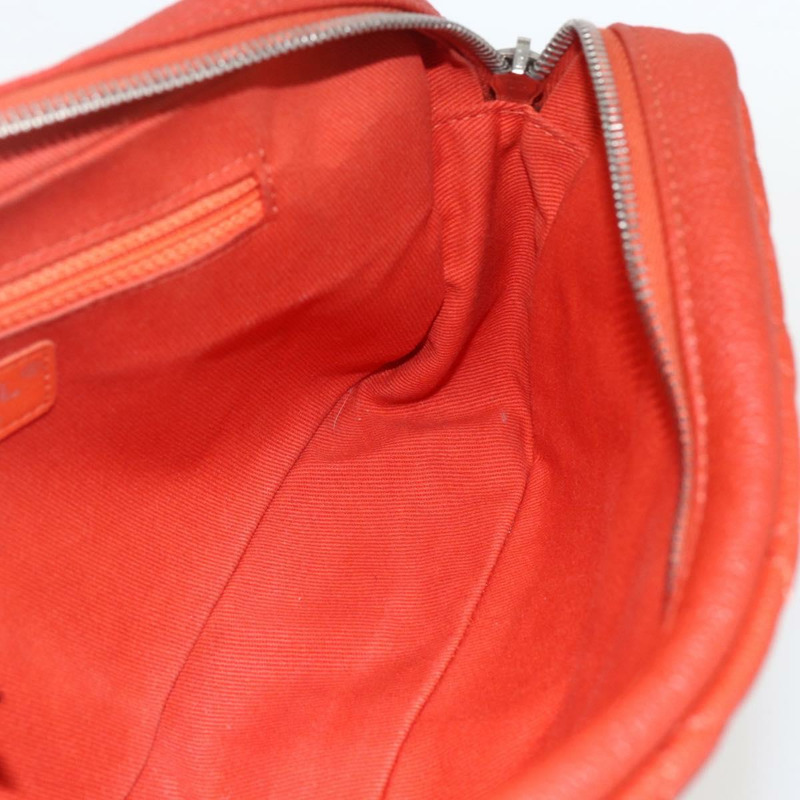 【日本直送】香奈兒 Matelasse 25 鏈條肩背包,魚子醬紋皮革,紅色,銀色雙C標誌,正品編號 159440V-20