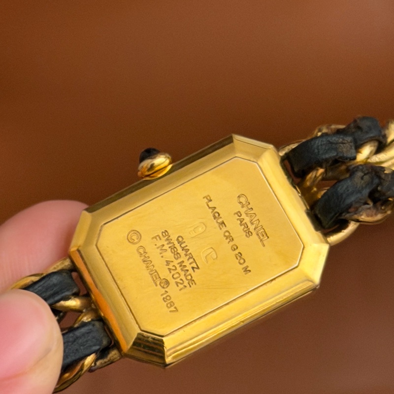 Chanel 皮穿練手錶 M碼-0