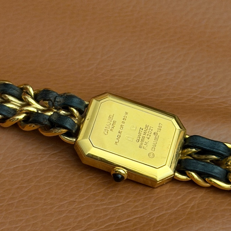 Chanel 皮穿練手錶 M碼-2
