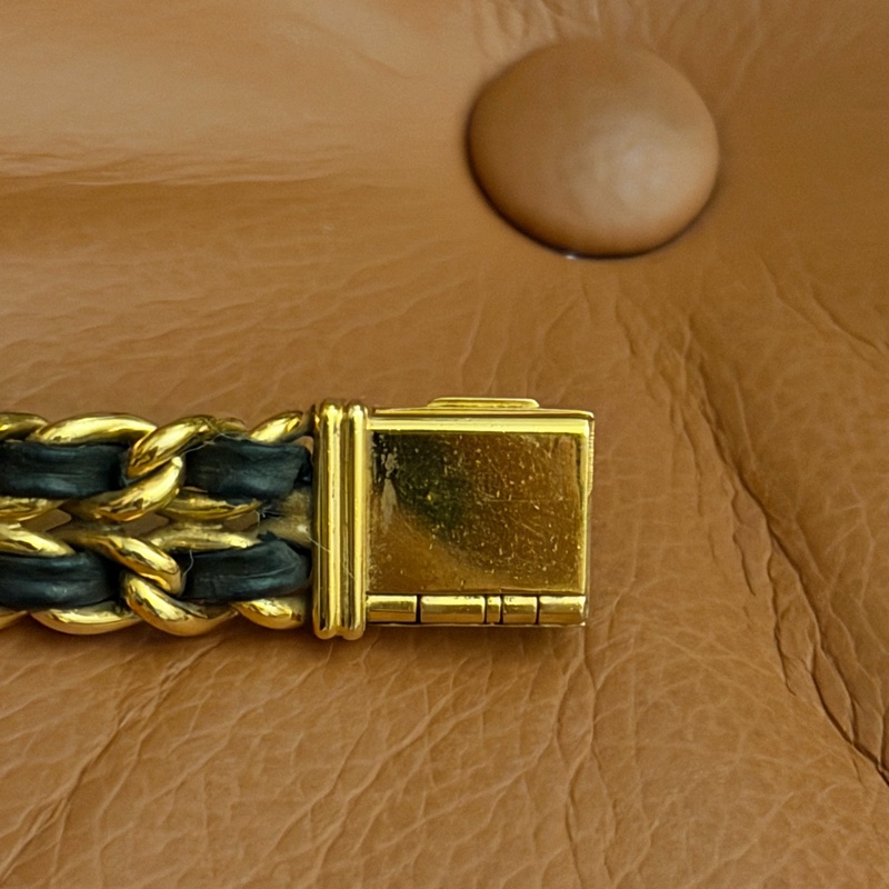 Chanel 皮穿練手錶 M碼-3