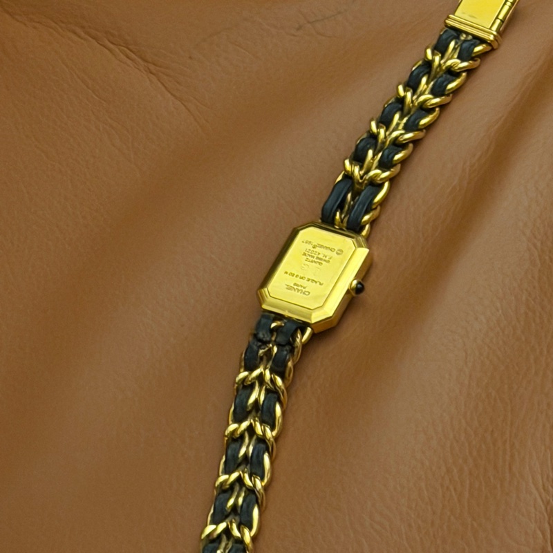 Chanel 皮穿練手錶 M碼-5