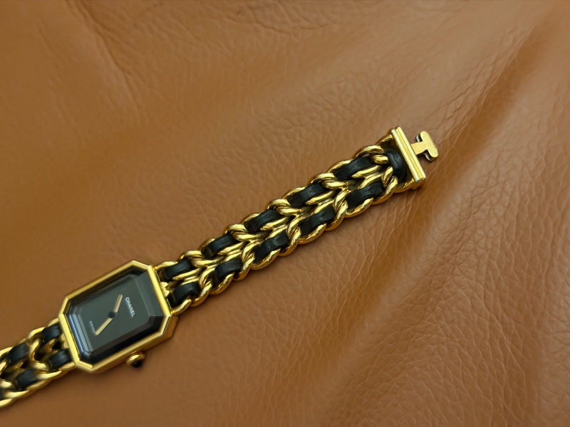 Chanel 皮穿練手錶 M碼-11