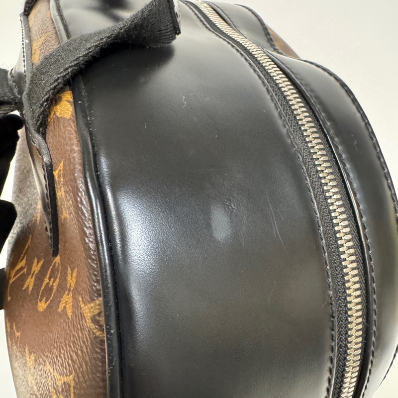 🧳路易威登後背包LV原花JOSH Macassar牛皮滾邊雙拉鍊後背包M41530-9