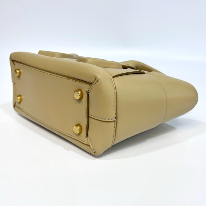 BV芥末黃小牛皮大編織ARCO 29手提側背包-18