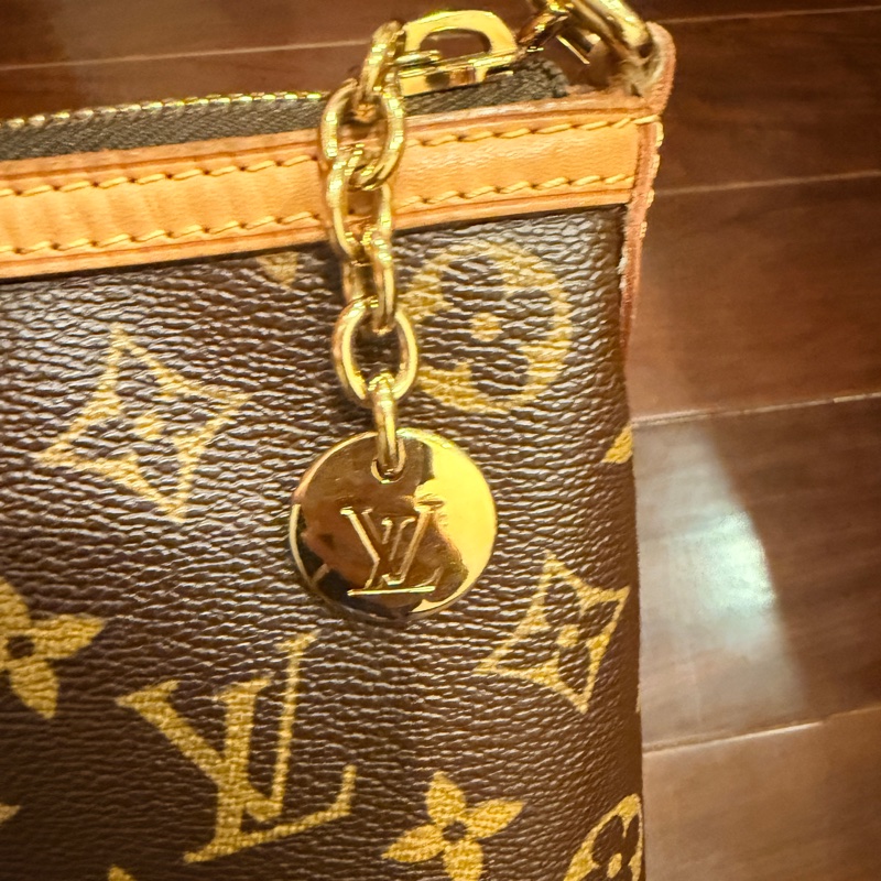 Louis Vuitton Palermo PM Monogram 帆布手提/肩背包。-6