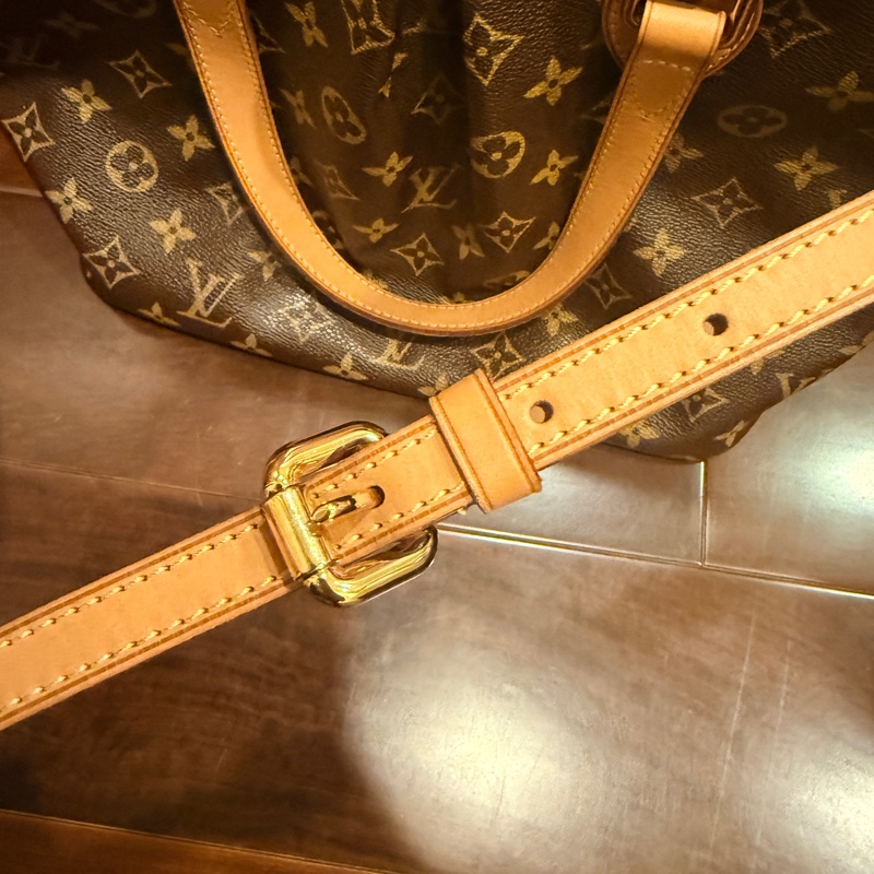 Louis Vuitton Palermo PM Monogram 帆布手提/肩背包。-8
