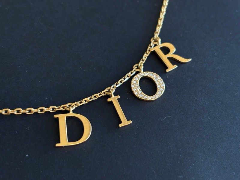Dior 超美 有氣質 字母 項鏈-2