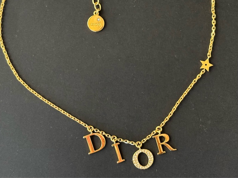 Dior 超美 有氣質 字母 項鏈-5