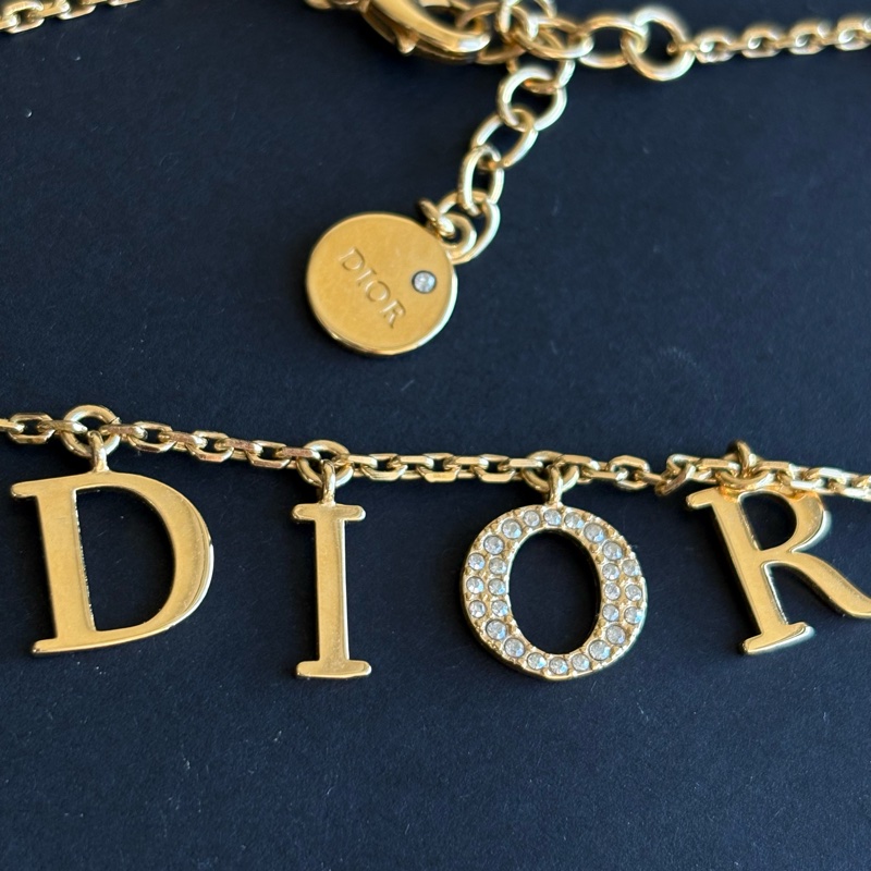 Dior 超美 有氣質 字母 項鏈-8