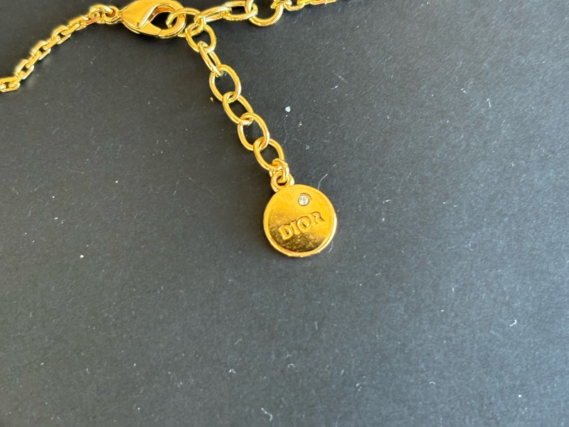 Dior 超美 有氣質 字母 項鏈-9