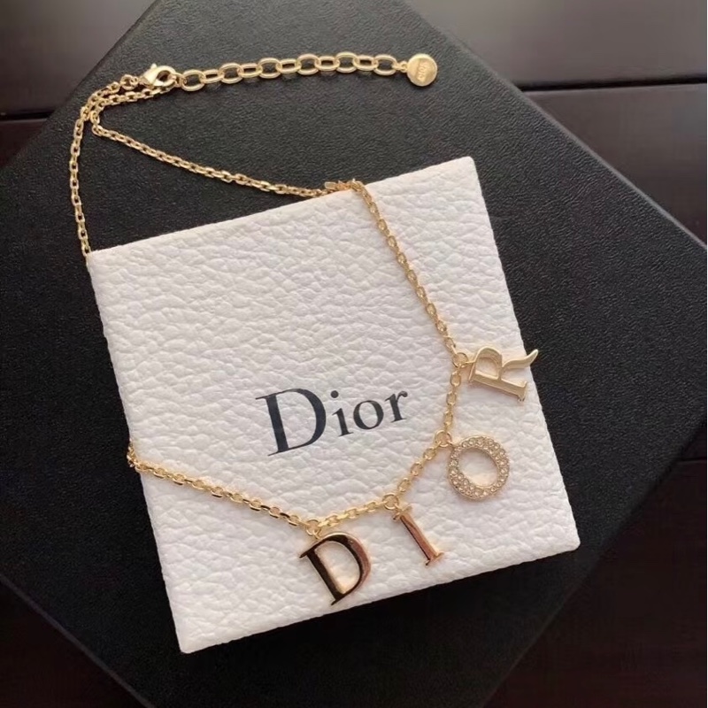 Dior 超美 有氣質 字母 項鏈-11