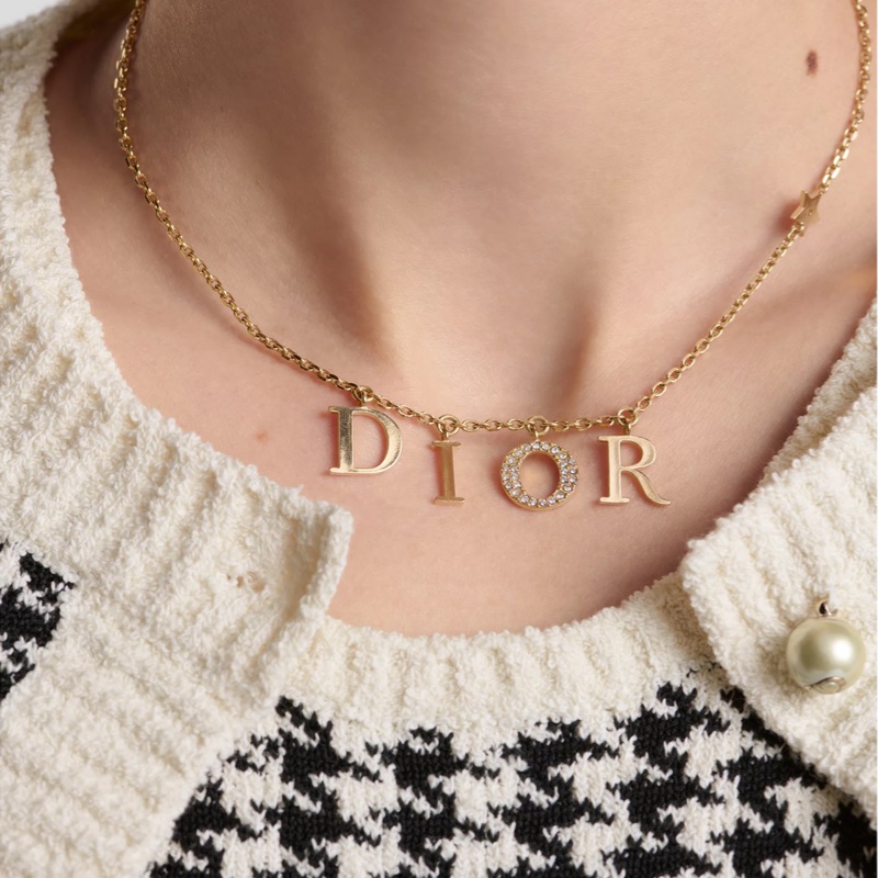 Dior 超美 有氣質 字母 項鏈-16