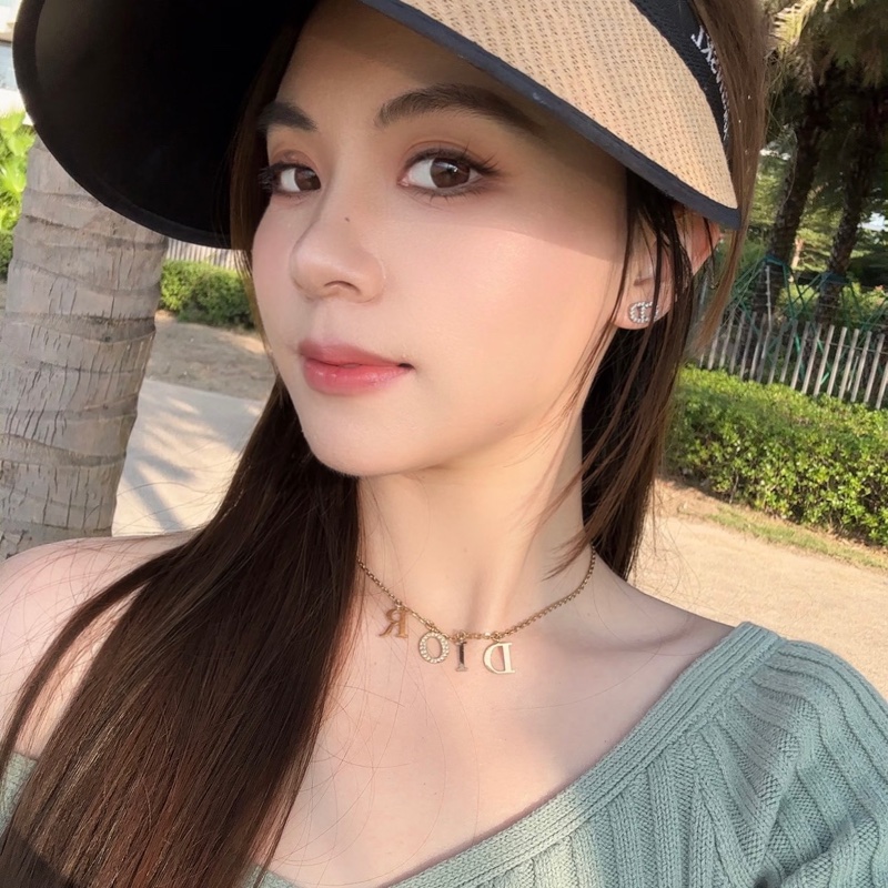 Dior 超美 有氣質 字母 項鏈-5