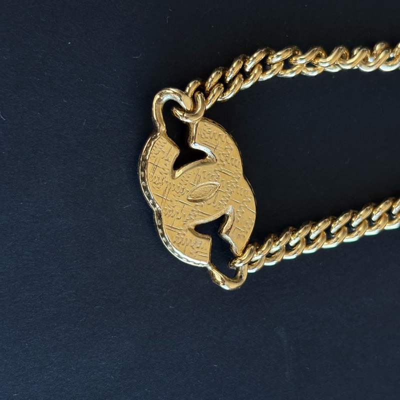 Chanel 香奈兒 24A超美 白色 琉璃菱格 項鏈 / 頸鏈-7