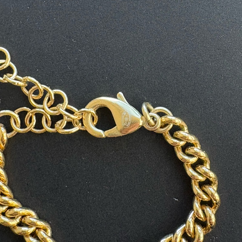 Chanel 香奈兒 24A超美 白色 琉璃菱格 項鏈 / 頸鏈-10