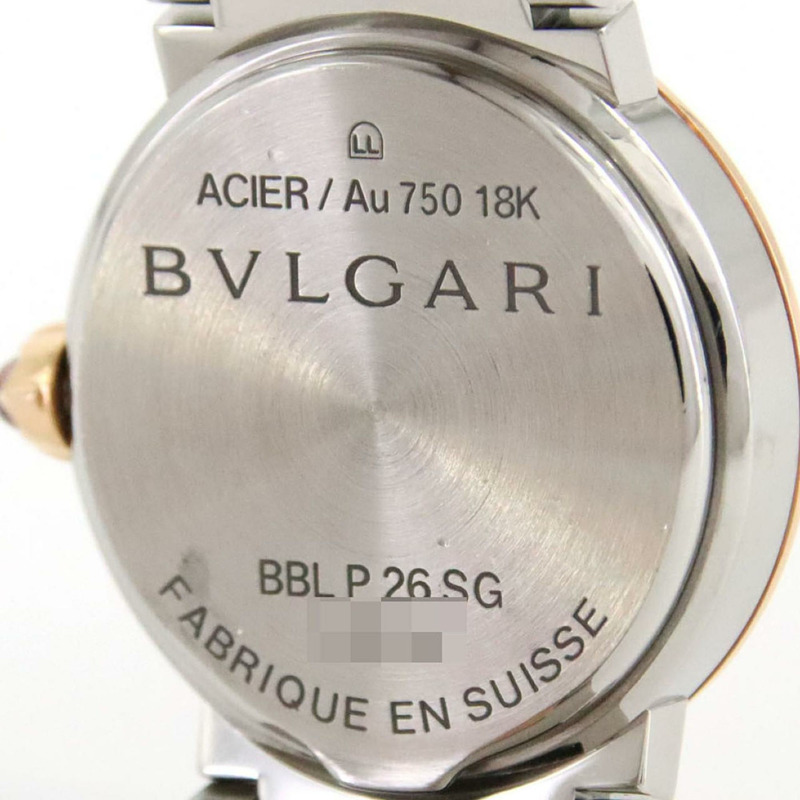 寶格麗 PG Combi 日本限定 BBLP26SG BBL26WCDSPG SSxPG 石英錶-6