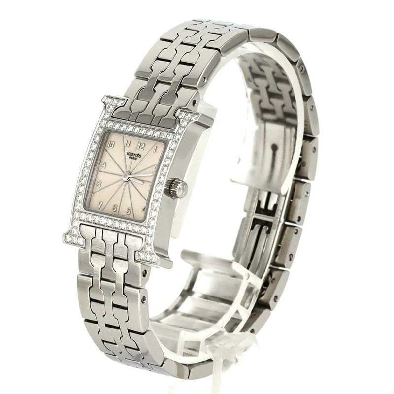 愛馬仕 H Watch D HH1.230 SS 石英腕錶-1