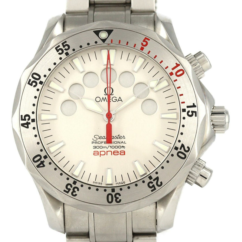 歐米茄海馬系列 Apnea 2595.30 不鏽鋼自動腕錶-0